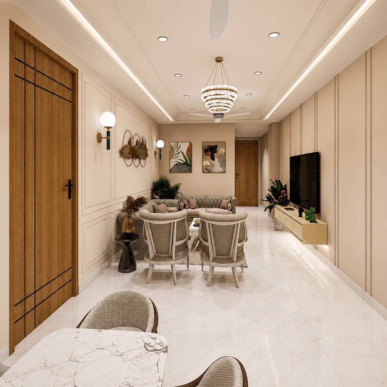 VASUNDHARA 3 BHK Simplex & 3 BHK Duplex Flat | 3 BHK Flat in Chattarpur Delhi Building Image 2