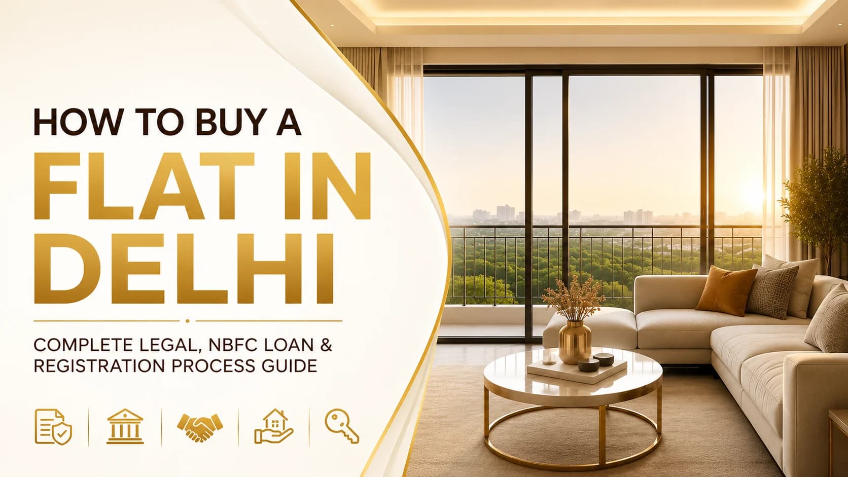 How to Buy a Flat in Delhi — Complete Legal, NBFC Loan, and Registration Process Guide